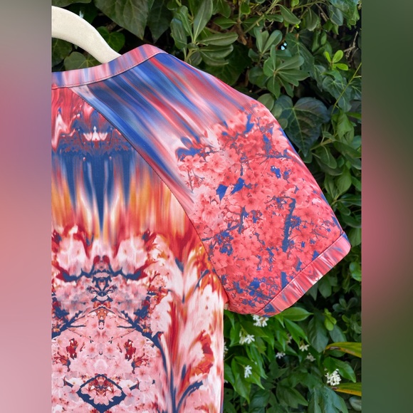 Zara Floral Pattern Scuba Dress - Picture 5 of 5